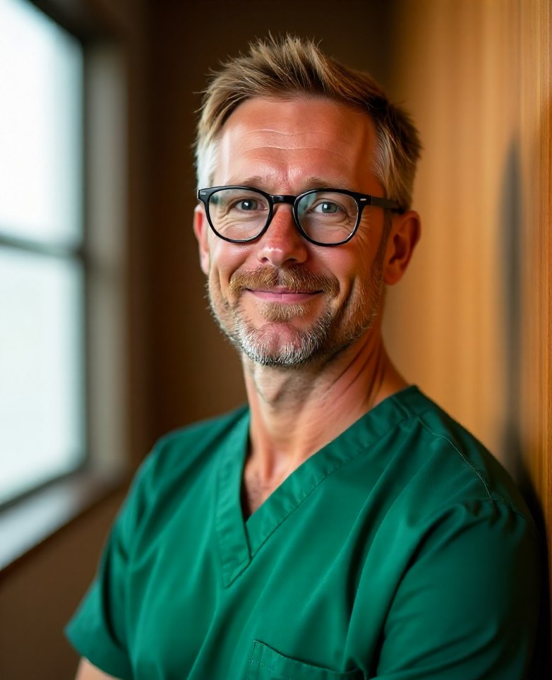 Dr Ossian Reyes, veterinarian