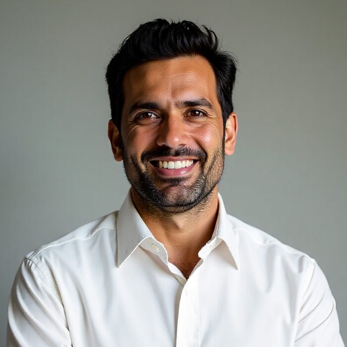 Portrait of Arjun Mehta, Commercial Director